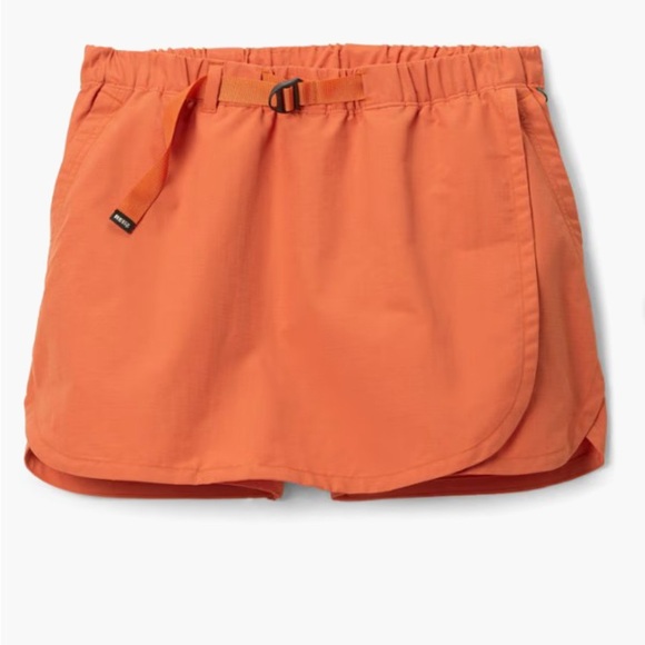 REI Women's Trailmade Orange Skort - Picture 1 of 9
